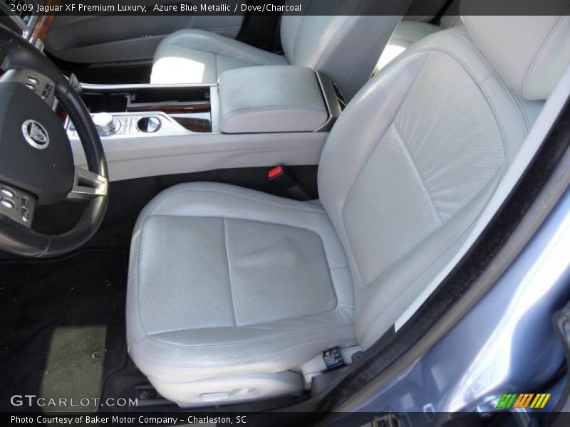 Azure Blue Metallic / Dove/Charcoal 2009 Jaguar XF Premium Luxury