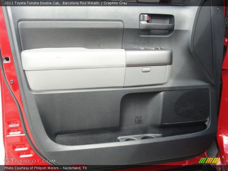Barcelona Red Metallic / Graphite Gray 2011 Toyota Tundra Double Cab