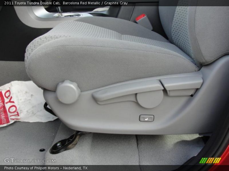 Barcelona Red Metallic / Graphite Gray 2011 Toyota Tundra Double Cab