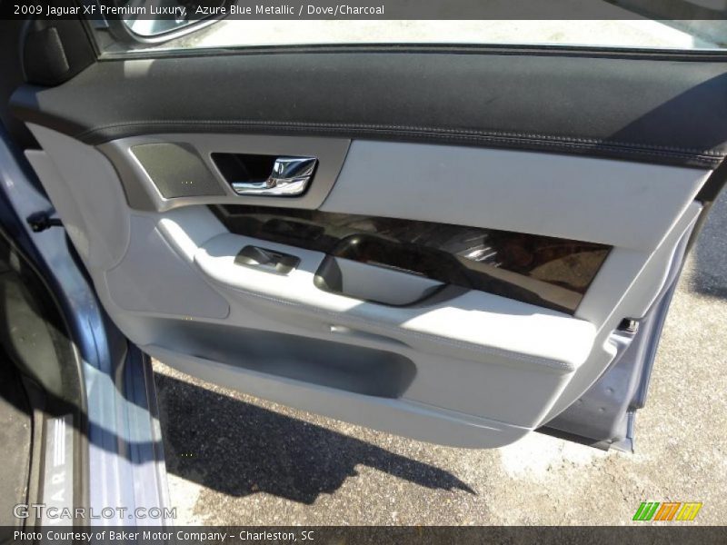 Azure Blue Metallic / Dove/Charcoal 2009 Jaguar XF Premium Luxury