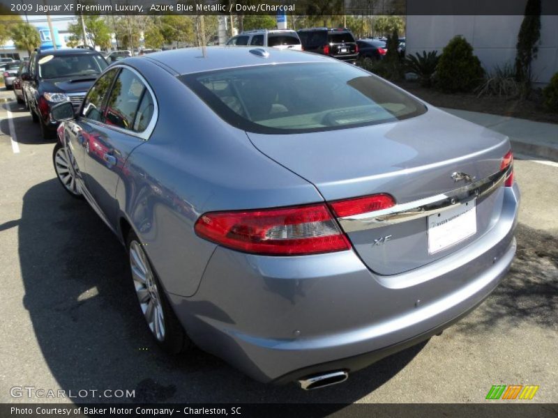 Azure Blue Metallic / Dove/Charcoal 2009 Jaguar XF Premium Luxury