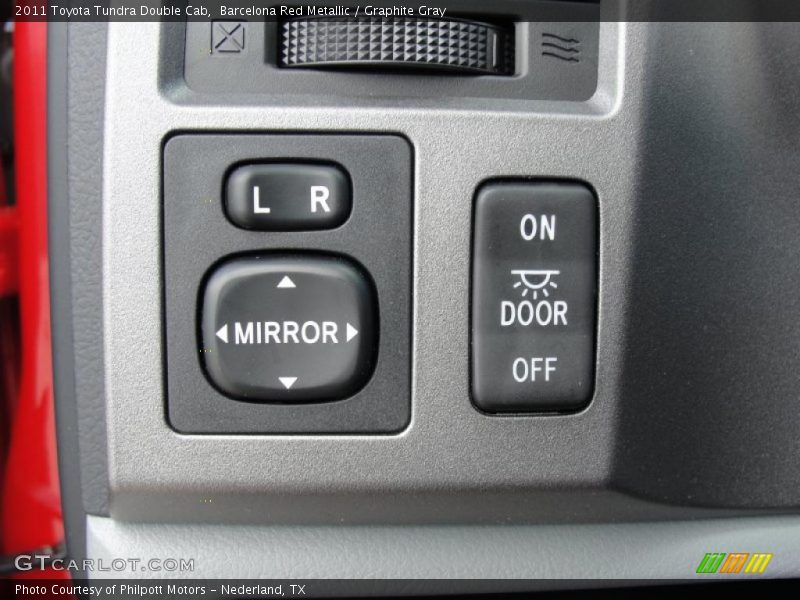 Barcelona Red Metallic / Graphite Gray 2011 Toyota Tundra Double Cab