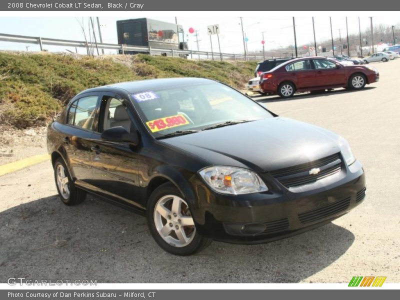 Black / Gray 2008 Chevrolet Cobalt LT Sedan