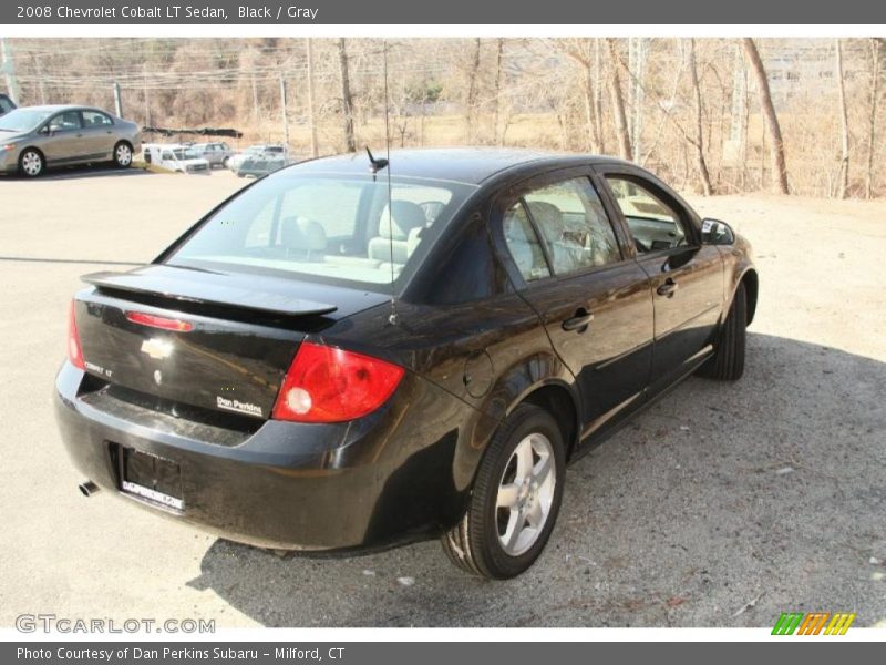 Black / Gray 2008 Chevrolet Cobalt LT Sedan