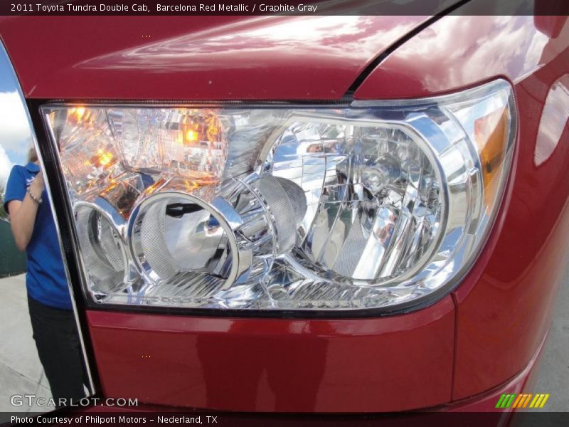 Barcelona Red Metallic / Graphite Gray 2011 Toyota Tundra Double Cab