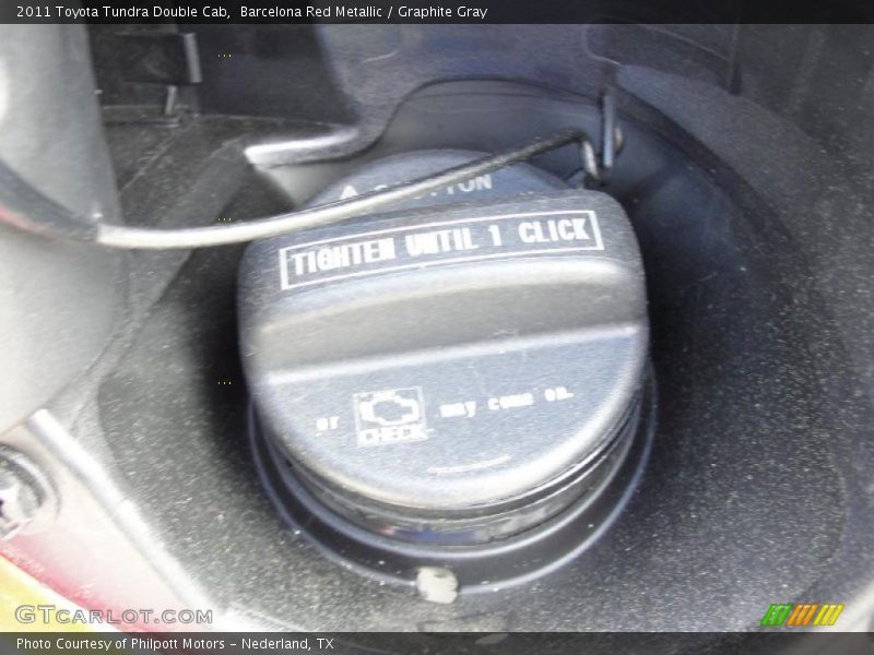 Barcelona Red Metallic / Graphite Gray 2011 Toyota Tundra Double Cab