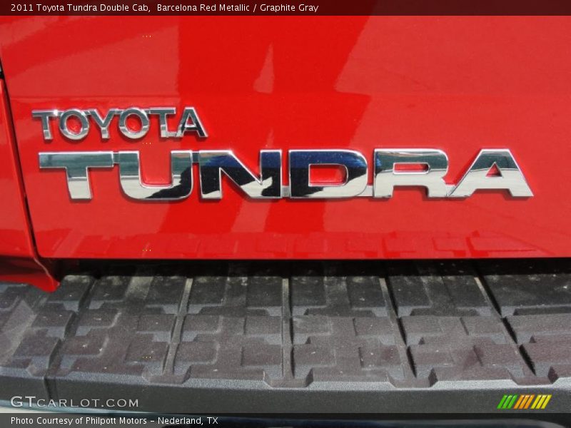 Barcelona Red Metallic / Graphite Gray 2011 Toyota Tundra Double Cab
