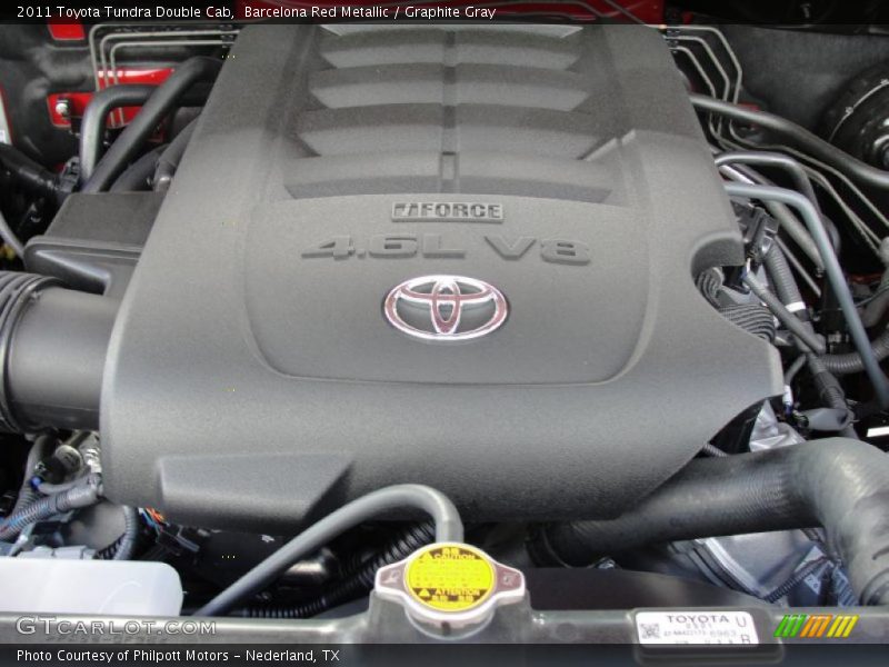 2011 Tundra Double Cab Engine - 4.6 Liter i-Force DOHC 32-Valve Dual VVT-i V8