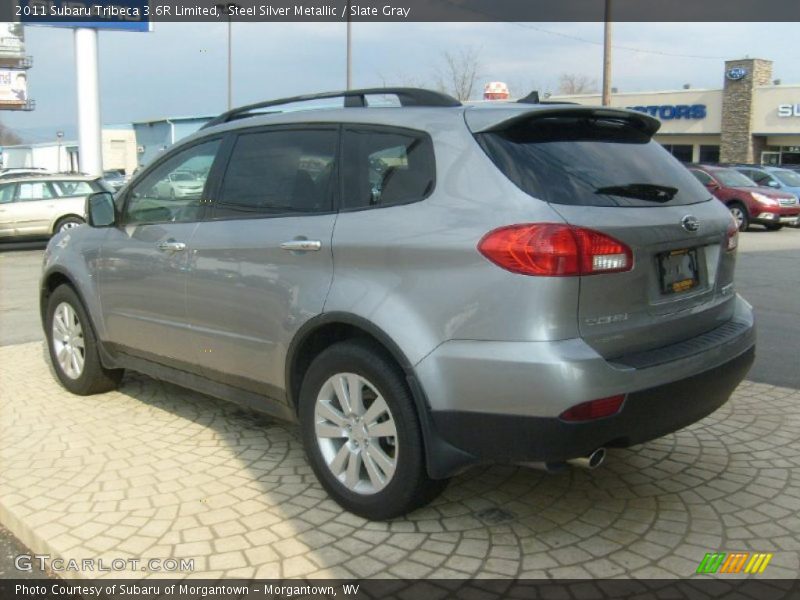 Steel Silver Metallic / Slate Gray 2011 Subaru Tribeca 3.6R Limited