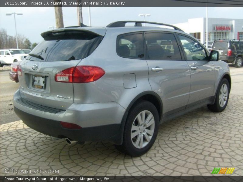 Steel Silver Metallic / Slate Gray 2011 Subaru Tribeca 3.6R Limited