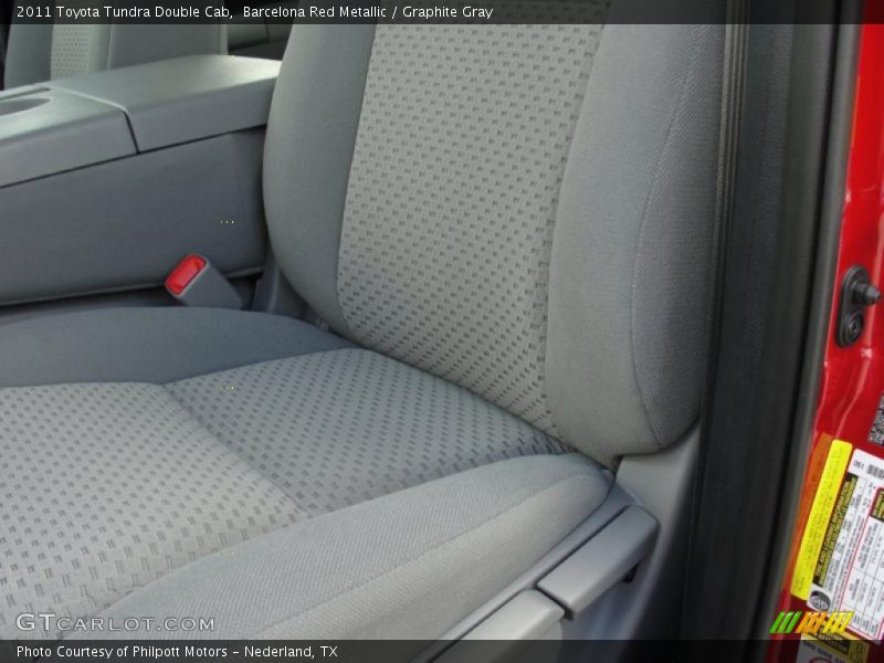 Barcelona Red Metallic / Graphite Gray 2011 Toyota Tundra Double Cab