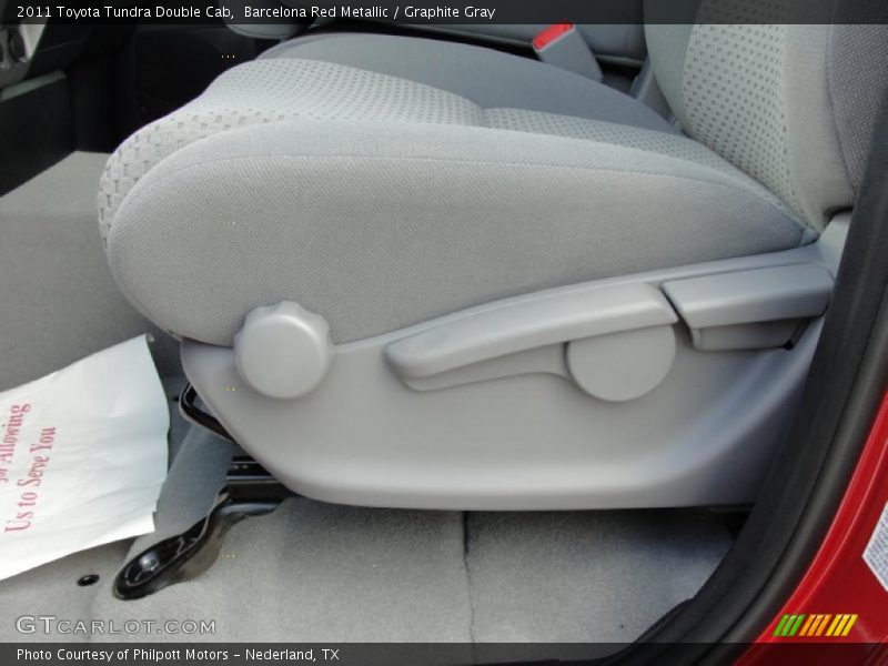 Barcelona Red Metallic / Graphite Gray 2011 Toyota Tundra Double Cab