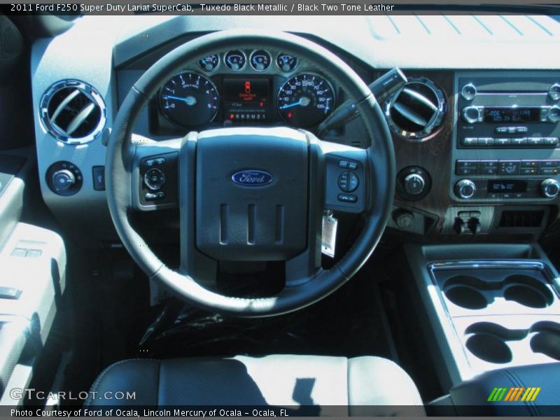Dashboard of 2011 F250 Super Duty Lariat SuperCab