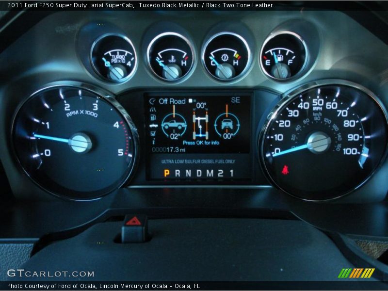  2011 F250 Super Duty Lariat SuperCab Lariat SuperCab Gauges