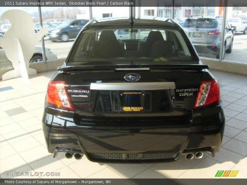 Obsidian Black Pearl / Carbon Black 2011 Subaru Impreza WRX Sedan