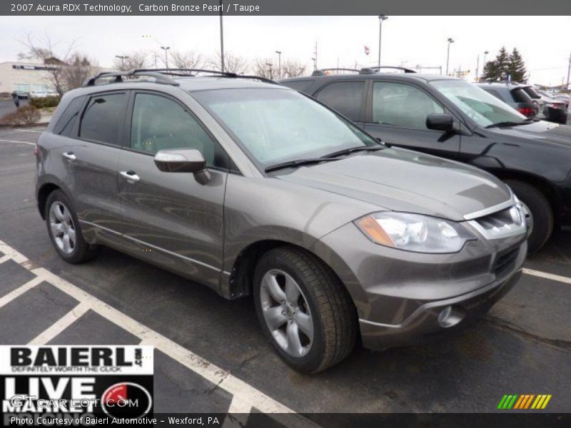 Carbon Bronze Pearl / Taupe 2007 Acura RDX Technology