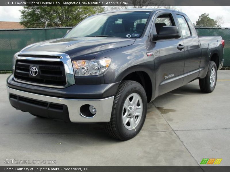 Magnetic Gray Metallic / Graphite Gray 2011 Toyota Tundra Double Cab