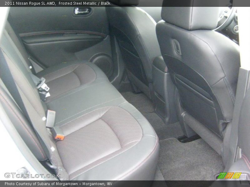 Frosted Steel Metallic / Black 2011 Nissan Rogue SL AWD