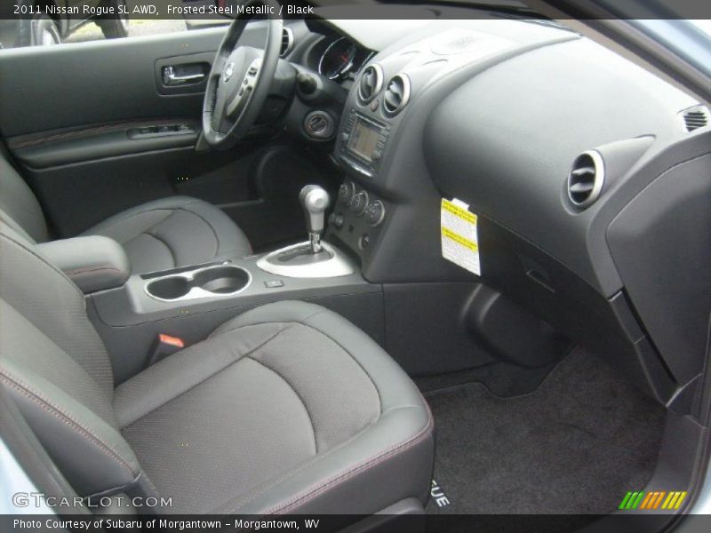  2011 Rogue SL AWD Black Interior
