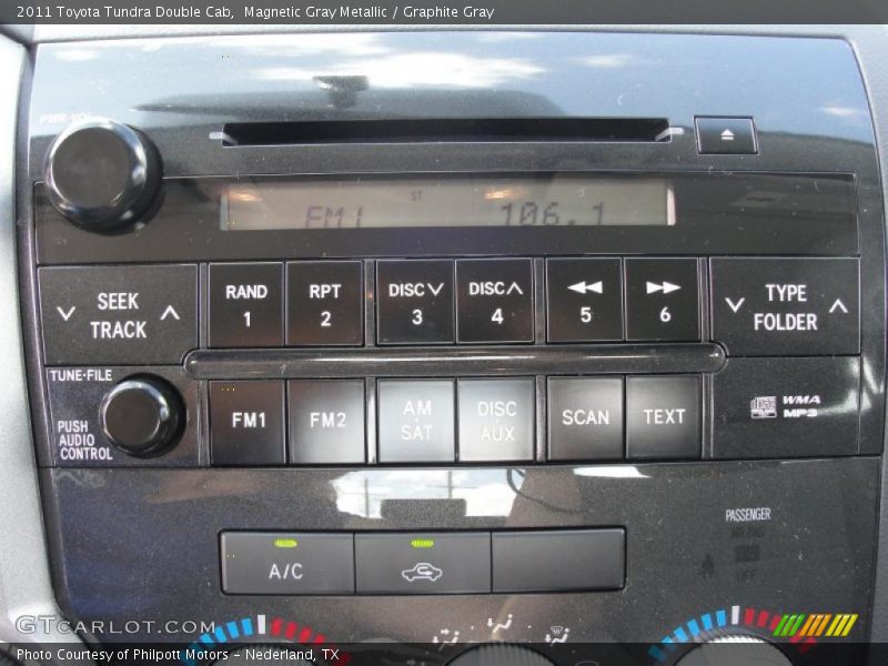Magnetic Gray Metallic / Graphite Gray 2011 Toyota Tundra Double Cab