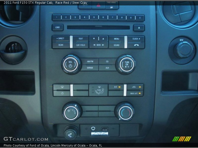 Controls of 2011 F150 STX Regular Cab