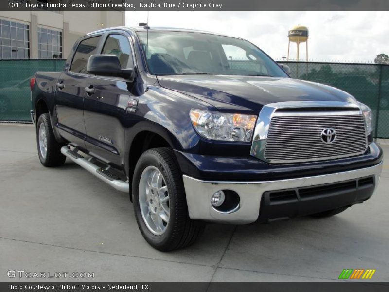 Front 3/4 View of 2011 Tundra Texas Edition CrewMax