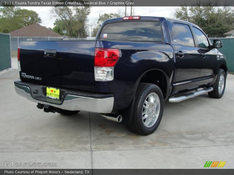 Nautical Blue / Graphite Gray 2011 Toyota Tundra Texas Edition CrewMax