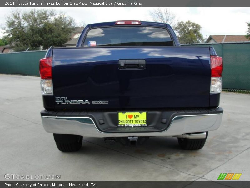 Nautical Blue / Graphite Gray 2011 Toyota Tundra Texas Edition CrewMax