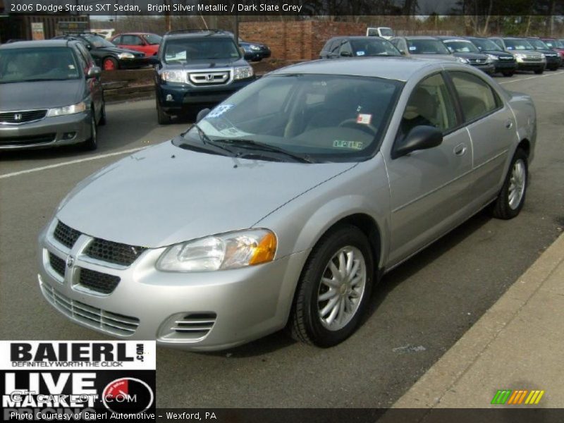 Bright Silver Metallic / Dark Slate Grey 2006 Dodge Stratus SXT Sedan