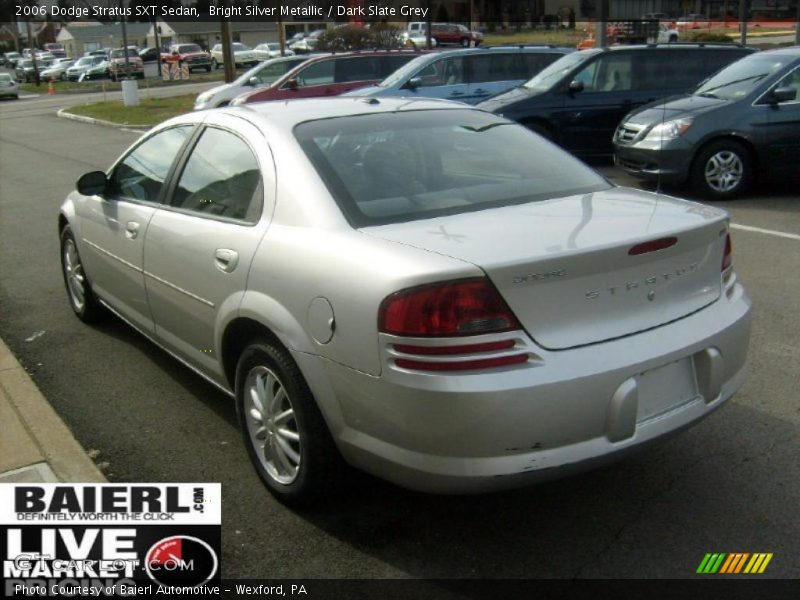 Bright Silver Metallic / Dark Slate Grey 2006 Dodge Stratus SXT Sedan