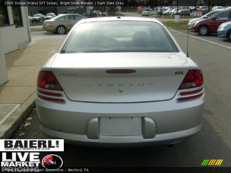 Bright Silver Metallic / Dark Slate Grey 2006 Dodge Stratus SXT Sedan