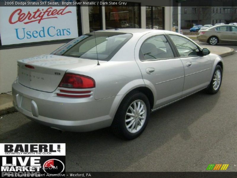 Bright Silver Metallic / Dark Slate Grey 2006 Dodge Stratus SXT Sedan