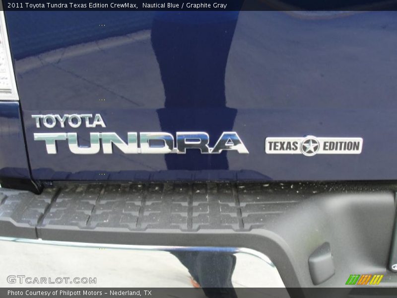 Nautical Blue / Graphite Gray 2011 Toyota Tundra Texas Edition CrewMax