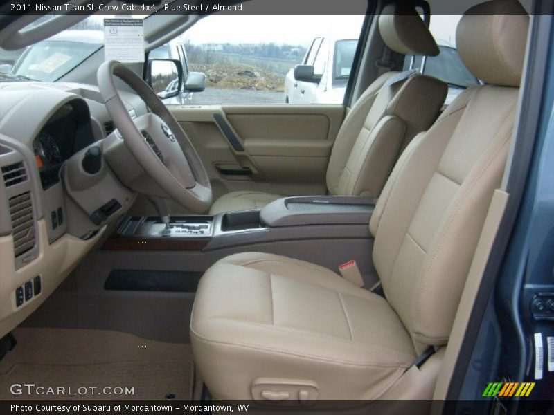  2011 Titan SL Crew Cab 4x4 Almond Interior