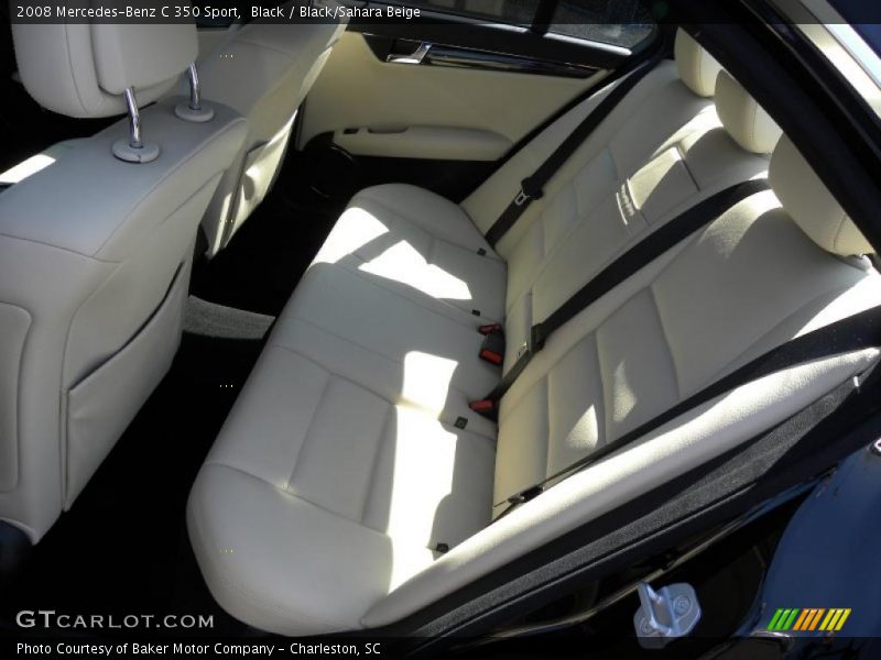 Black / Black/Sahara Beige 2008 Mercedes-Benz C 350 Sport