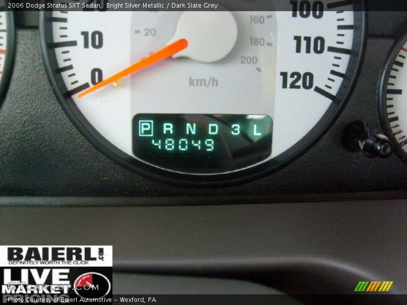 Bright Silver Metallic / Dark Slate Grey 2006 Dodge Stratus SXT Sedan