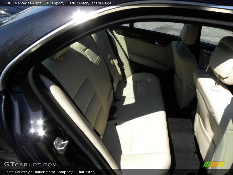 Black / Black/Sahara Beige 2008 Mercedes-Benz C 350 Sport