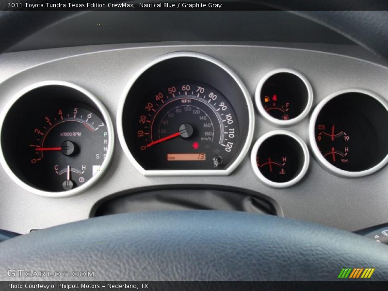 Nautical Blue / Graphite Gray 2011 Toyota Tundra Texas Edition CrewMax