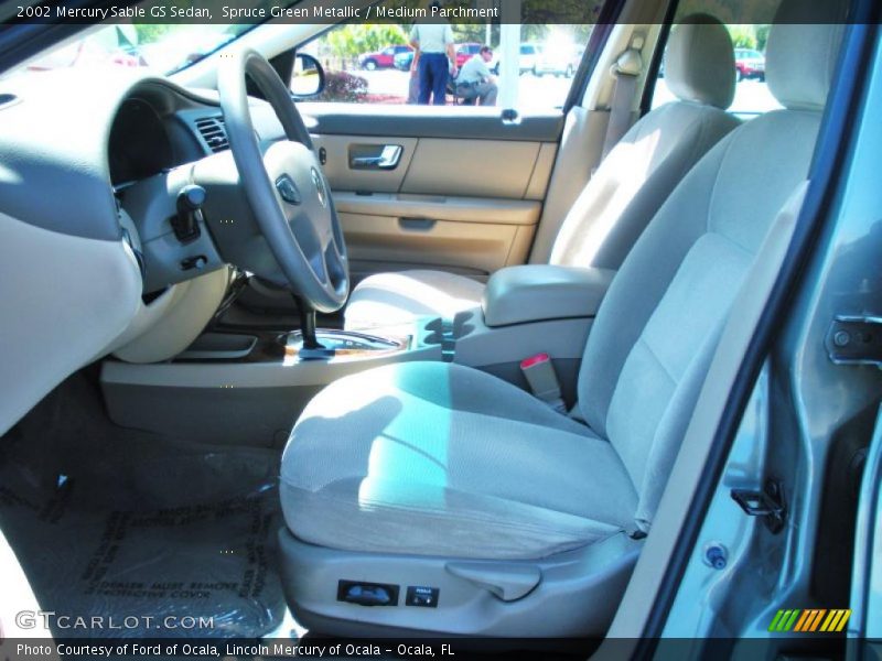 Spruce Green Metallic / Medium Parchment 2002 Mercury Sable GS Sedan