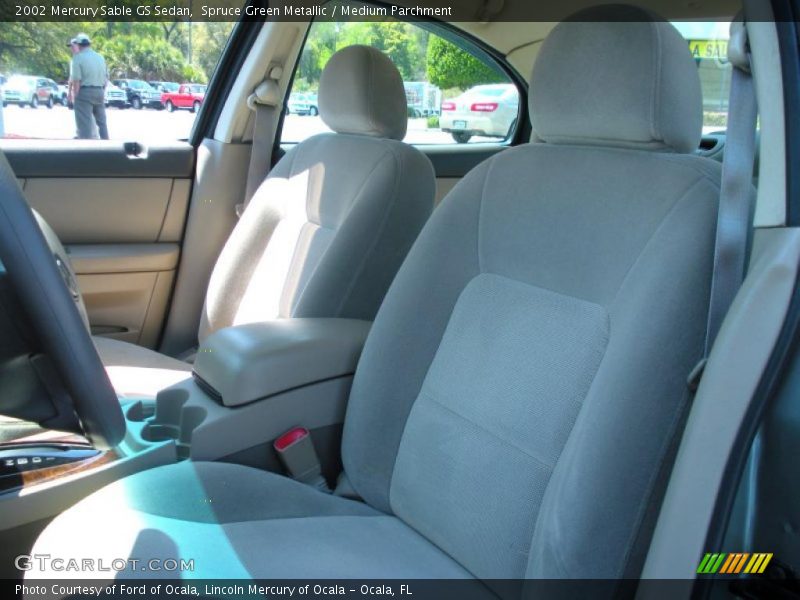 Spruce Green Metallic / Medium Parchment 2002 Mercury Sable GS Sedan