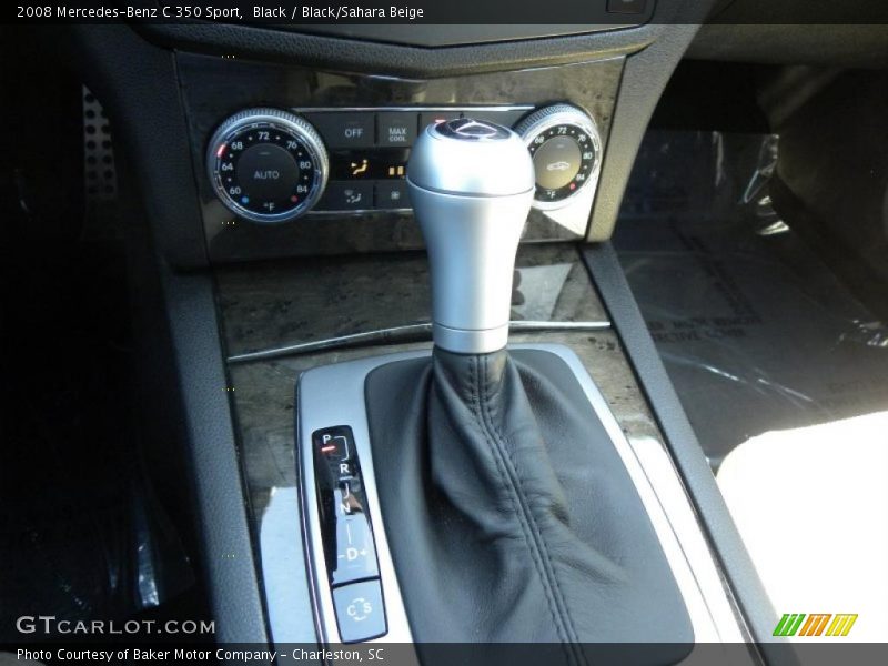 Black / Black/Sahara Beige 2008 Mercedes-Benz C 350 Sport
