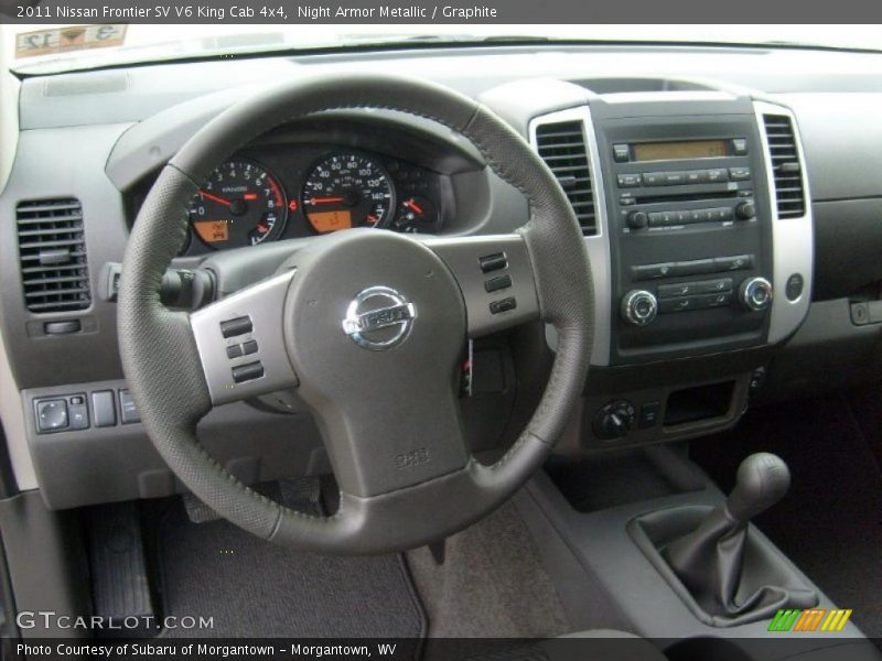 Dashboard of 2011 Frontier SV V6 King Cab 4x4