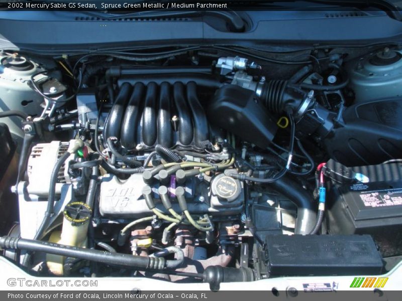 Spruce Green Metallic / Medium Parchment 2002 Mercury Sable GS Sedan