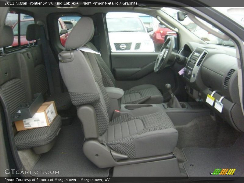  2011 Frontier SV V6 King Cab 4x4 Graphite Interior
