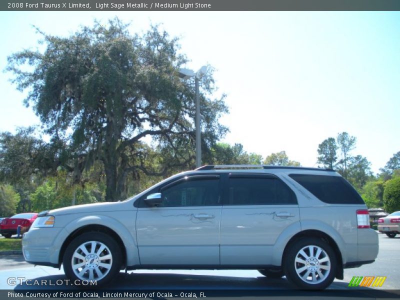  2008 Taurus X Limited Light Sage Metallic
