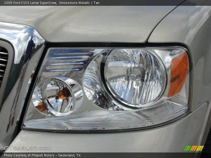 Smokestone Metallic / Tan 2006 Ford F150 Lariat SuperCrew
