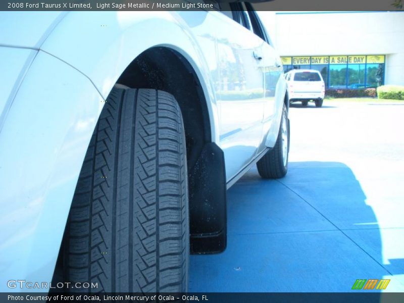 Light Sage Metallic / Medium Light Stone 2008 Ford Taurus X Limited