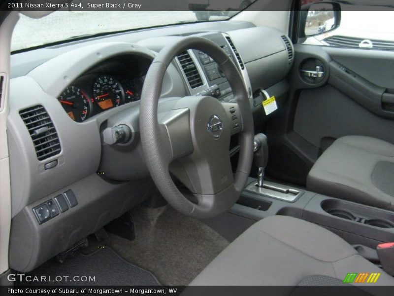 Super Black / Gray 2011 Nissan Xterra S 4x4