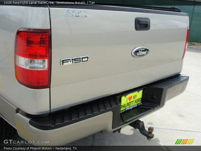 Smokestone Metallic / Tan 2006 Ford F150 Lariat SuperCrew