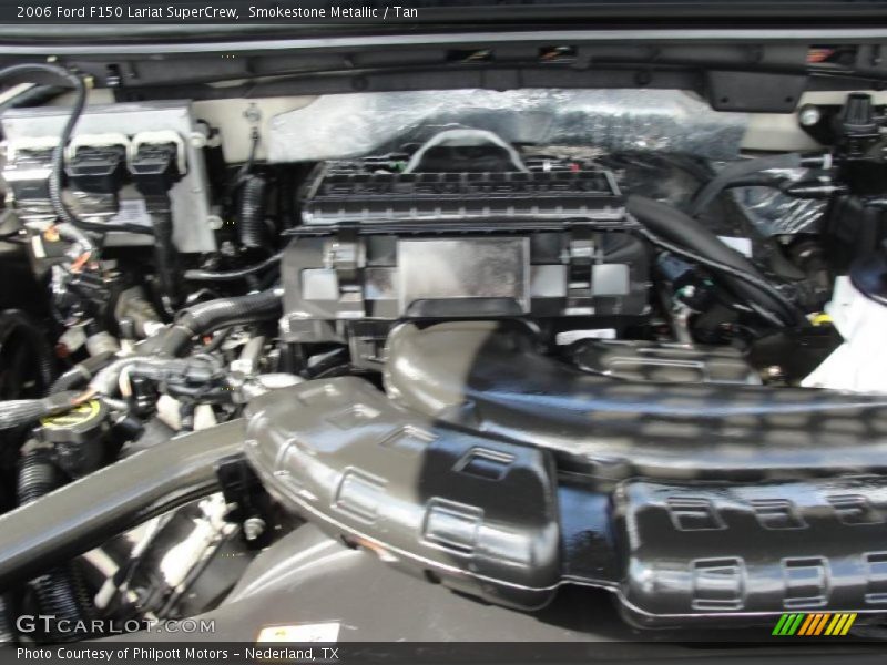 Smokestone Metallic / Tan 2006 Ford F150 Lariat SuperCrew